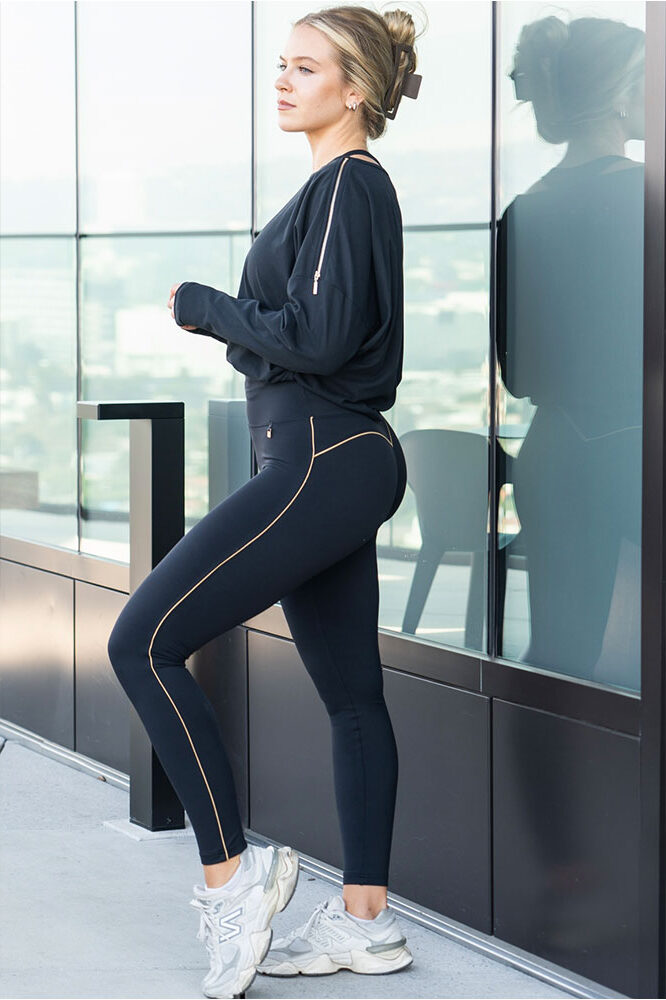 Edge Casual Zip Sweater bakifrån