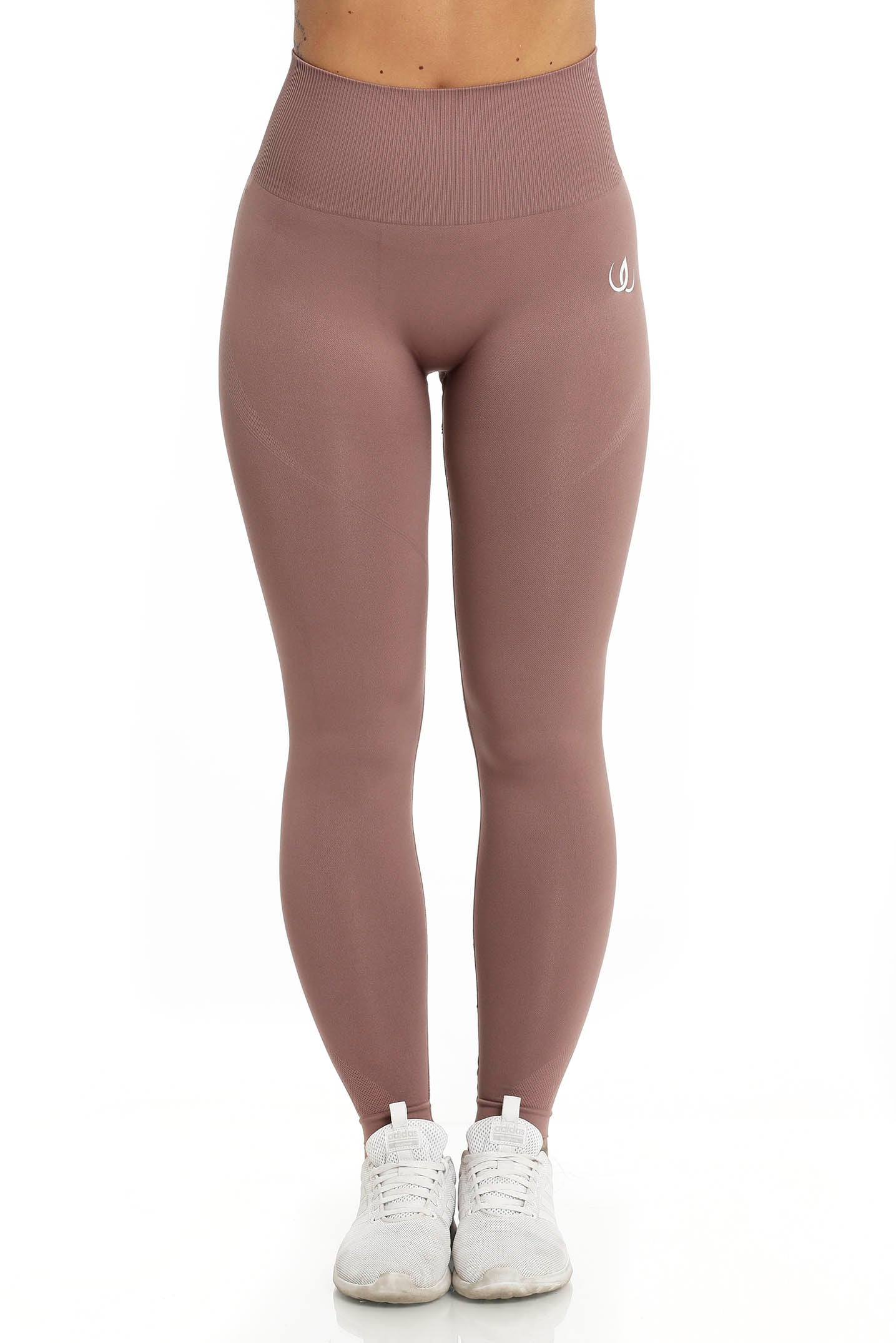 Seamless Spirit Fawn Tights bakifrån i beige