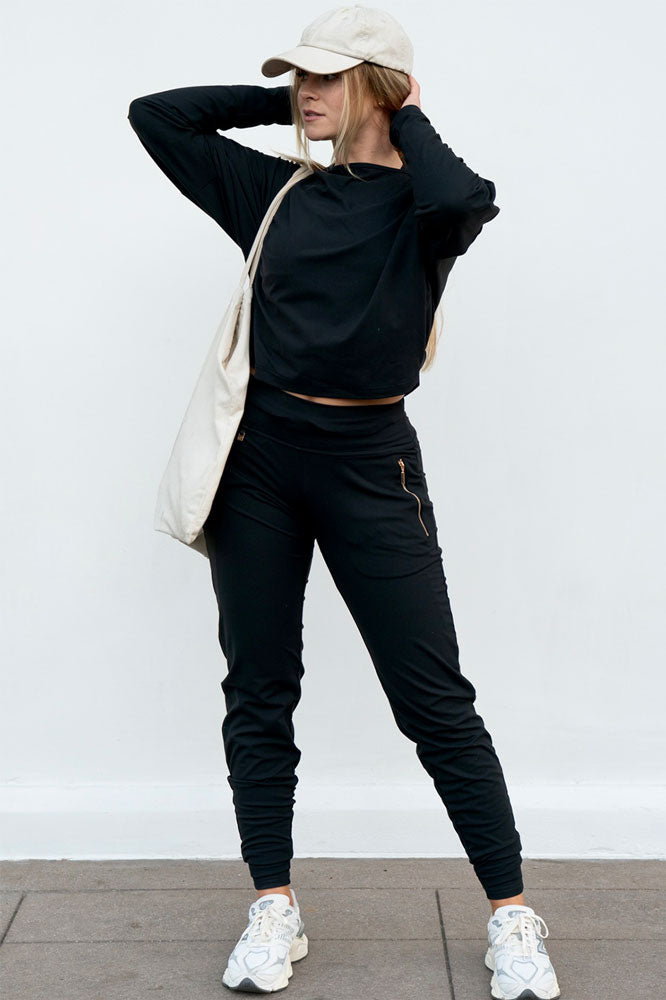 Edge Casual Zip Sweater detaljbild material