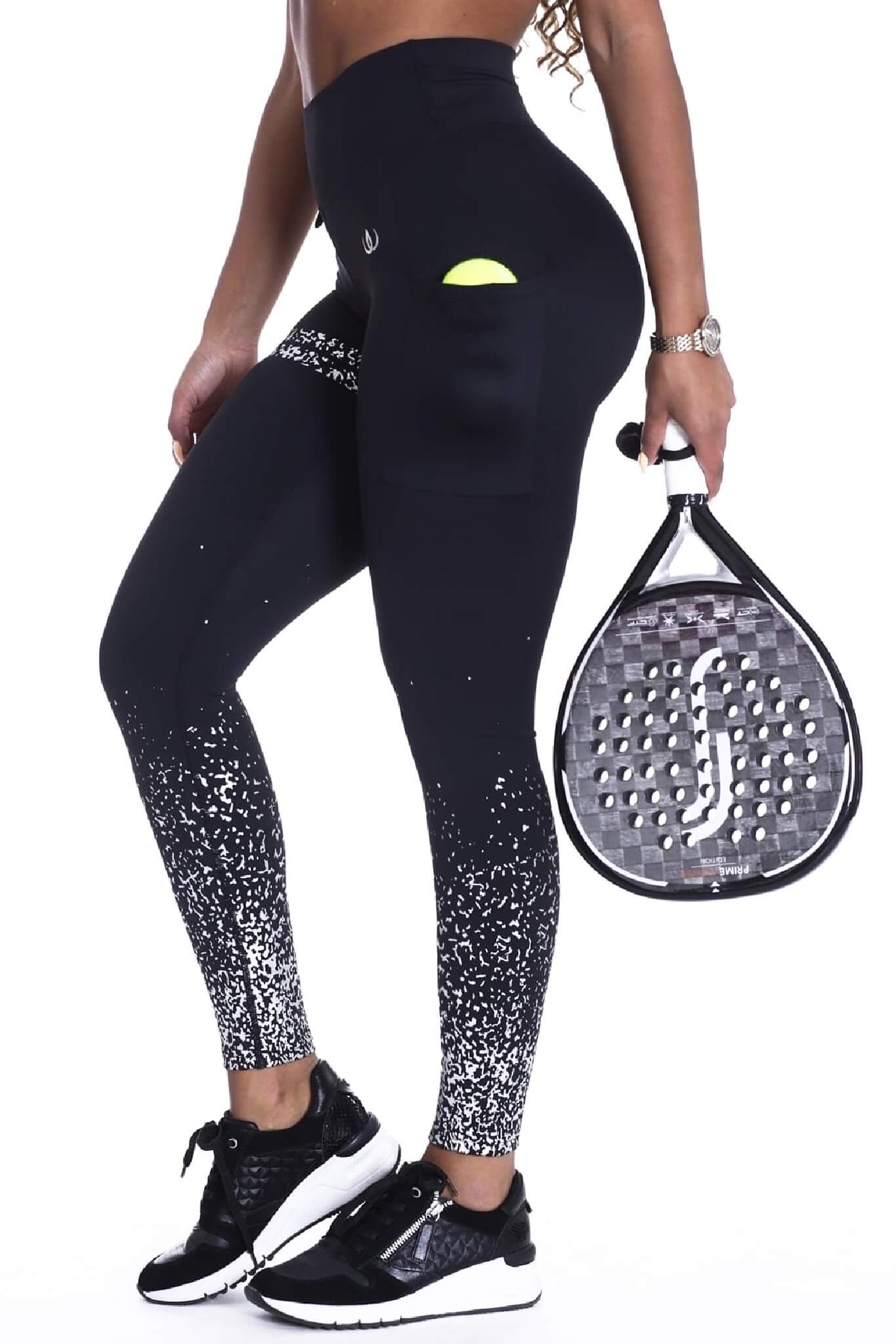 Iconic Silver-Tights Med Ficka sedd från sidan