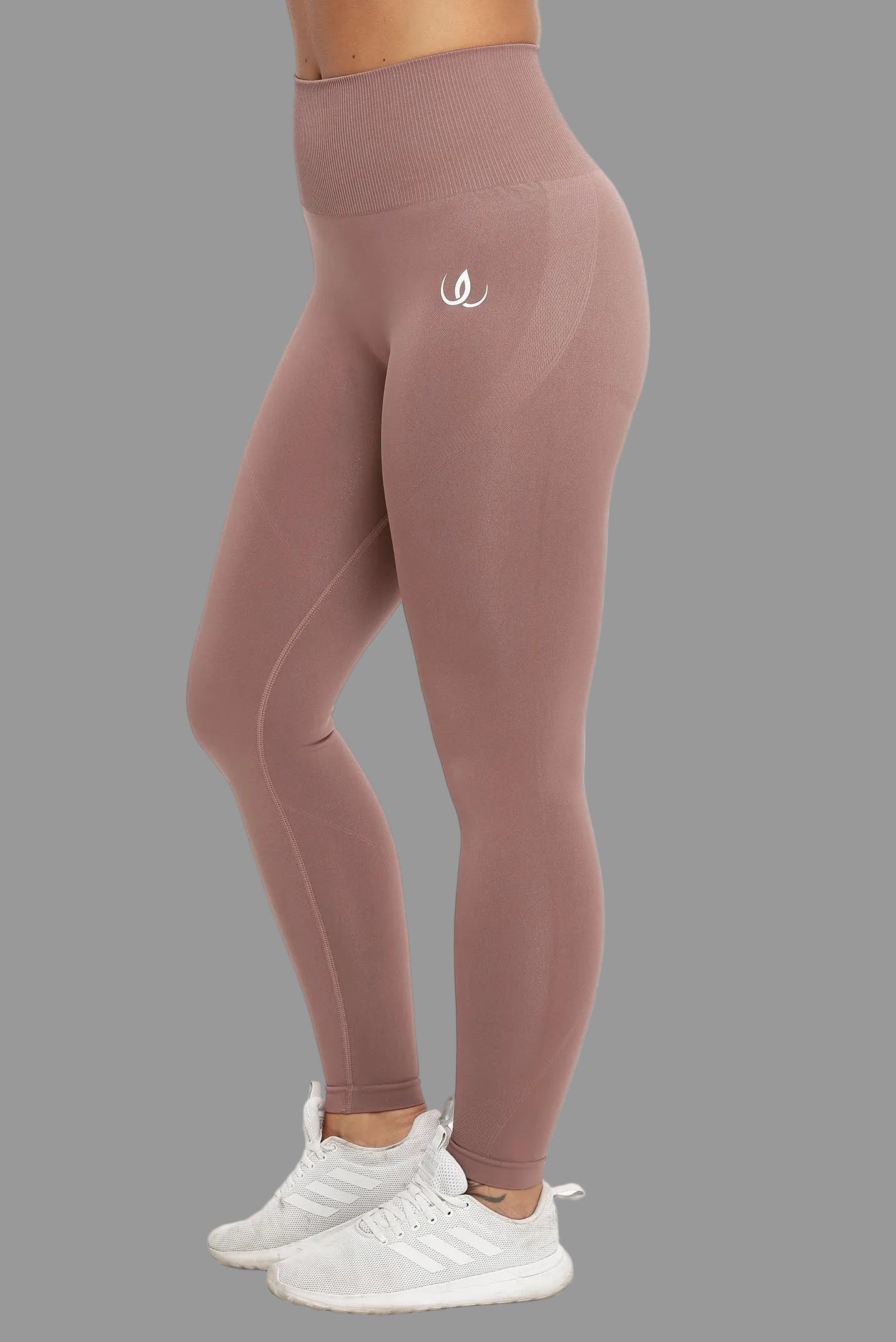 Seamless Spirit Fawn Tights framifrån — sömlös Wallderinska