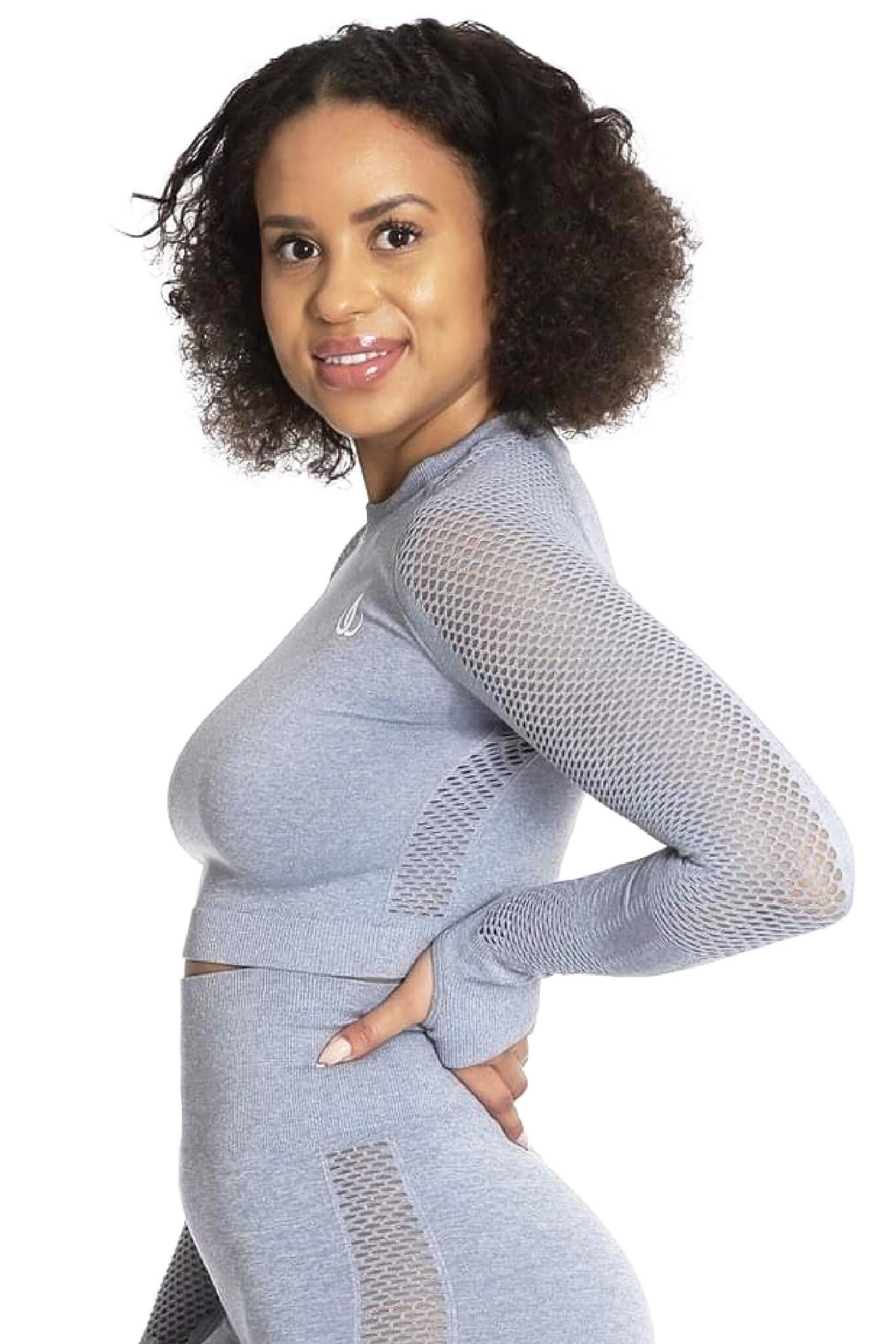 Seamless Sporty Chic Long Sleeve sedd från sidan